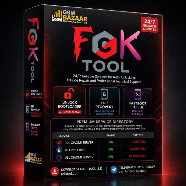 FCK Tool Activation | Xiaomi FRP, Bootloader Unlock & Device Repair Tool