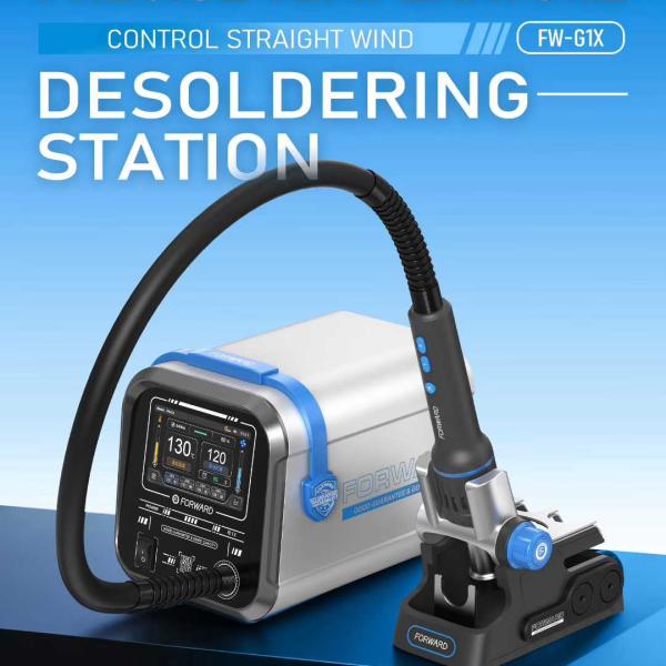 FORWARD FW-G1X Helical Wind Desoldering Station – 1300W Hot Air Rework Tool with 4.3" Touch Screen