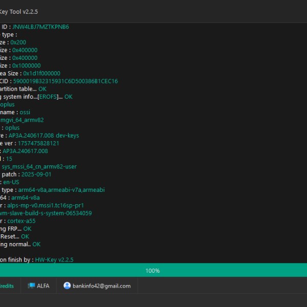 HW-Key Tool Credits